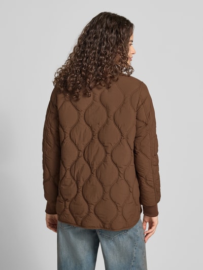 Superdry Steppjacke mit Stehkragen und Eingrifftaschen Dunkelbraun 5