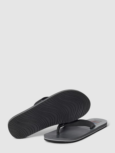 Rip Curl Teenslippers met labeldetails, model 'RIPPER' Middengrijs - 4