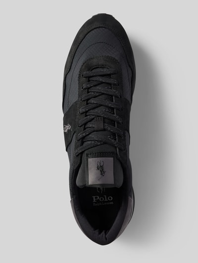 Polo Ralph Lauren Ledersneaker mit Logo-Detail Modell 'TRAIN' Black 3