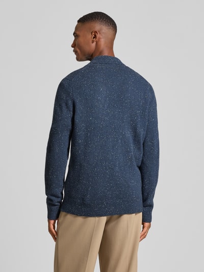 Christian Berg Men Cardigan met tweewegritssluiting Marineblauw - 5