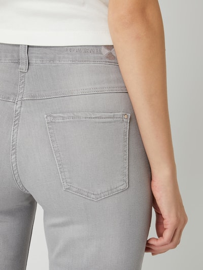 MAC Straight fit jeans met stretch, model 'Dream' Lichtgrijs - 3