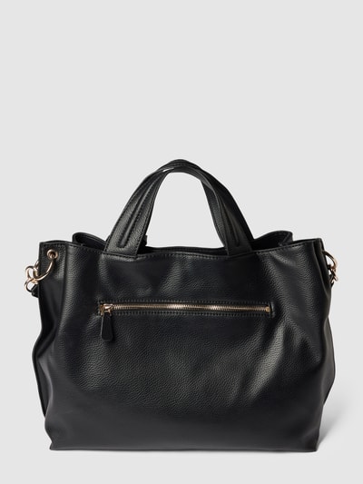 Guess Handtasche mit Label-Detail in metallic Modell 'KERSTI' Black 4