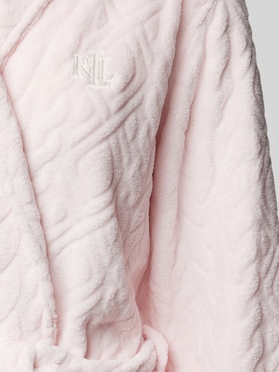 Lauren Ralph Lauren Bademantel mit Strukturmuster Rosa 2