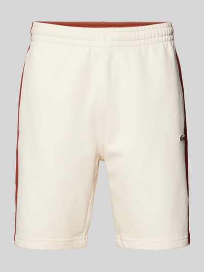 Lacoste Sweatshorts mit Label-Detail Rostrot 2