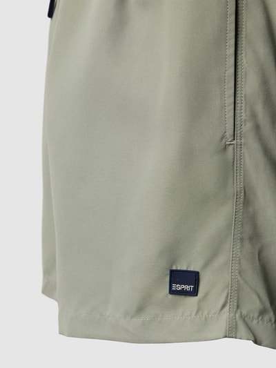 Esprit Badehose mit elastischem Bund Modell 'JONES BAY' Khaki 2