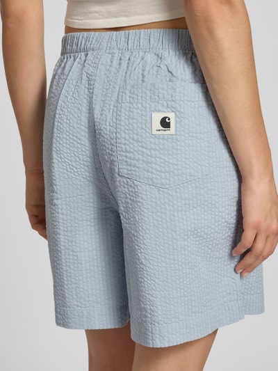 Carhartt Work In Progress Szorty z elastycznym pasem model ‘Toland’ Jasnoniebieski 3