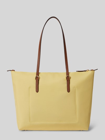Lauren Ralph Lauren Henkeltasche mit Logo-Applikation GELB 4