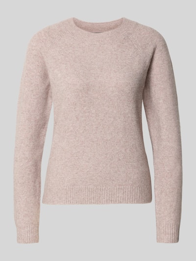 Vero Moda Regular fit gebreide pullover met raglanmouwen, model 'DOFFY' Oudroze gemêleerd - 2