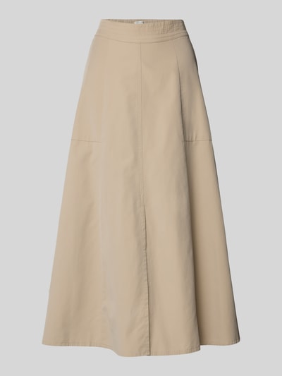 Christian Berg Woman Midirock mit Eingrifftaschen Beige 2