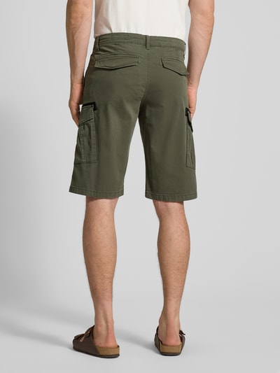s.Oliver RED LABEL Relaxed Fit Cargoshorts aus Baumwoll-Mix Oliv 5