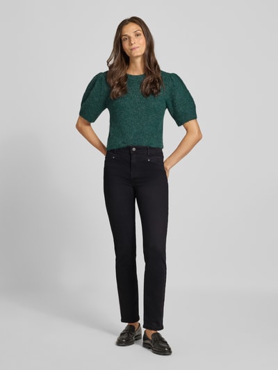 Christian Berg Woman Jeansy o kroju slim fit z kieszeniami z tyłu Czarny 1