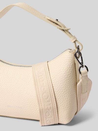 Marc O'Polo Schoudertas van echt rundleer Steengrijs - 3