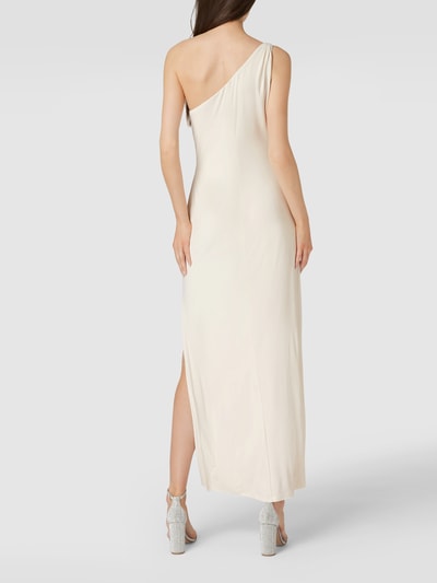 Lauren Dresses One shoulder-avondjurk met zijsplit Offwhite - 5