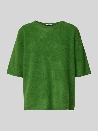 0039 Italy Strickshirt aus Kaschmir-Mix Modell 'Ines' Hellgruen 2