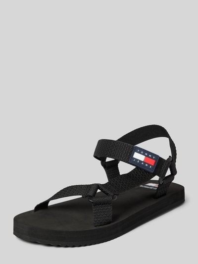 Tommy Jeans Sandalen mit Label-Patch Black 1