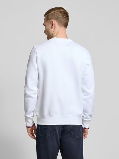 Tommy Hilfiger Sweatshirt mit Label-Print Weiss 5