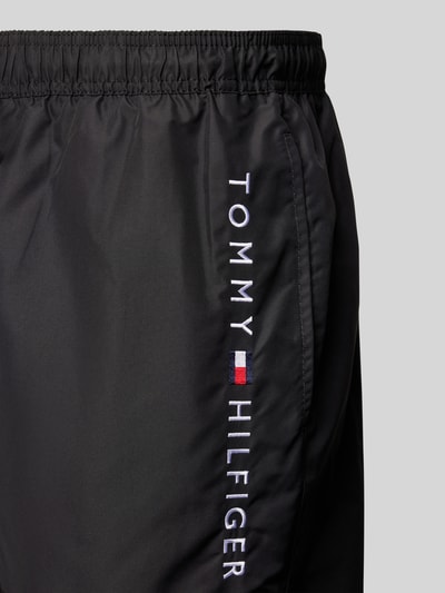 Tommy Hilfiger Badeshorts mit elastischem Bund Modell 'ORIGINAL' Black 2