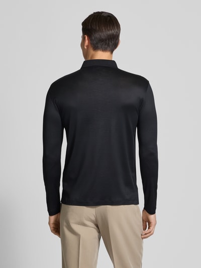 Emporio Armani Slim Fit Poloshirt mit Knopfleiste Marine 5