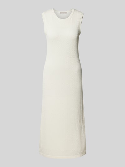 Christian Berg Woman Selection Strickkleid mit Strukturmuster Ecru 2