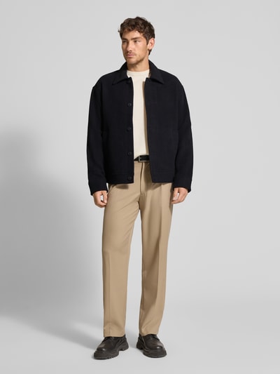 JAKE*S STUDIO MEN Regular fit jack met wol Zwart - 1