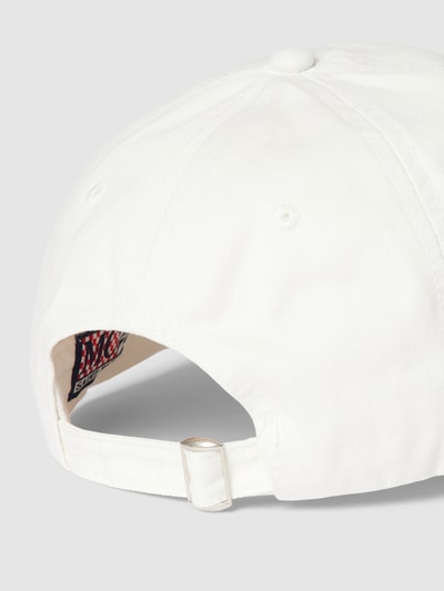 MC2 Saint Barth Basecap mit Label-Stitching Modell 'CATCHER' Weiss 3