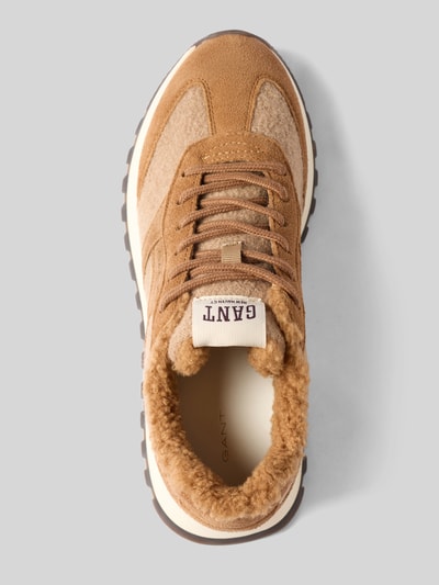 GANT Sneakersy z ciepłą podszewką ze sztucznego kożuszka model 'Caffay' Koniakowy 3