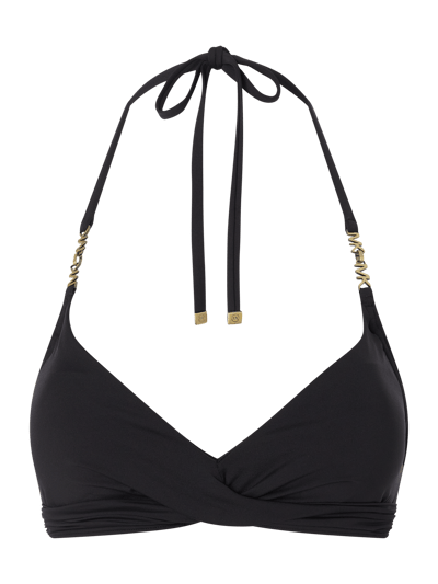 MICHAEL Michael Kors Trójkątny top bikini  Czarny 2