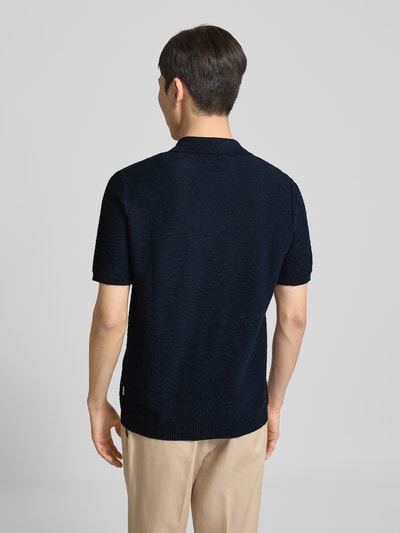 GABBA Poloshirt mit V-Ausschnitt Marine 5