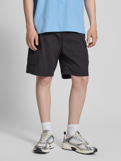 REVIEW Cargoshorts mit elastischem Bund Black 4