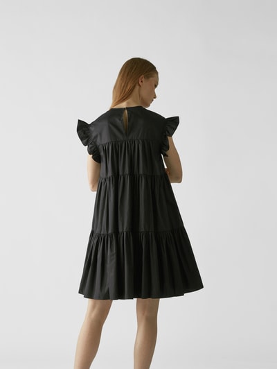 Devotion Minikleid mit Volants Schwarz 5