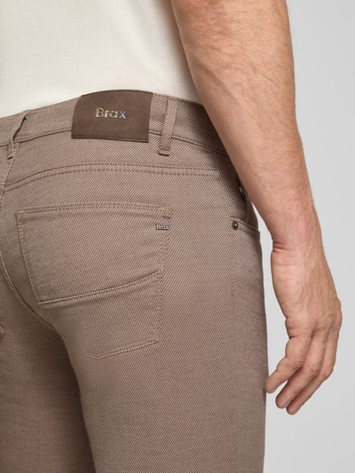 Brax Stoffhose aus Baumwoll-Mix mit Viskose-Anteil Modell 'Cadiz' Beige 3