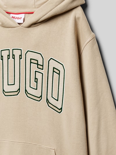 HUGO Hoodie mit Kapuze Beige 2