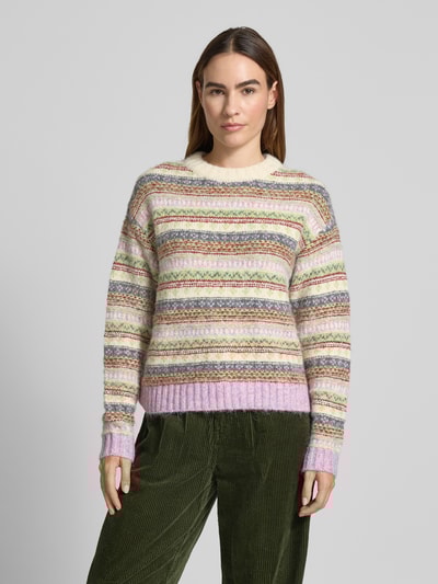 Christian Berg Woman Strickpullover mit gerippten Abschlüssen Lind 4