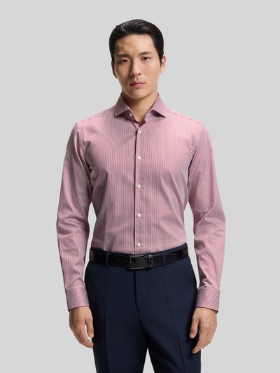 BOSS Slim Fit Businesshemd aus Baumwoll-Mix Modell 'HANK-SP' Rot 4