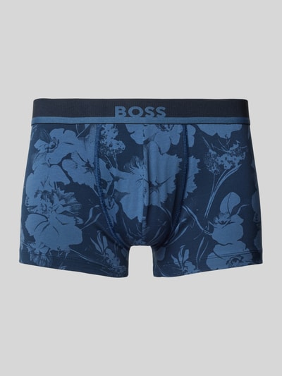 BOSS Boxershort met elastische band met label Blauw - 1