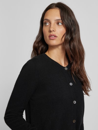 Christian Berg Woman Cardigan mit durchgehender Knopfleiste Black 3