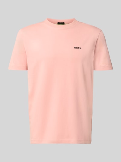 BOSS Green Regular Fit T-Shirt aus Baumwoll-Mix Modell 'TEE' Pink 2