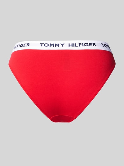 TOMMY HILFIGER Slip met elastische band met logo Rood - 3