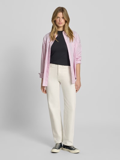 Carhartt Work In Progress Jeansy o kroju straight fit z czystej bawełny model ‘Noxon’ Biały 1