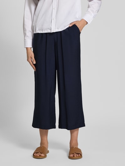 s.Oliver RED LABEL Loose Fit Culotte aus Viskose-Mix Marine 4