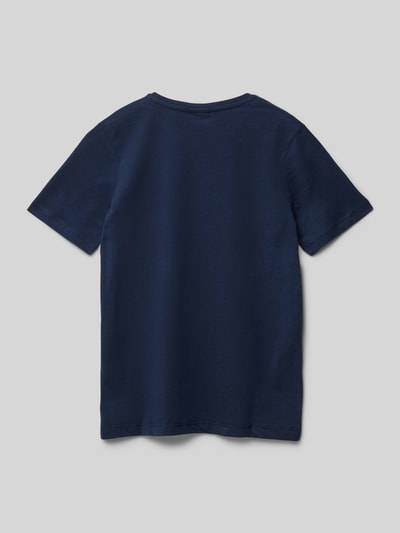 s.Oliver RED LABEL T-shirt met motief- en statementprint Marineblauw - 3