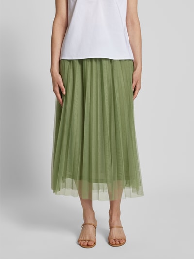 More & More Tüllrock mit elastischem Bund Oliv 4