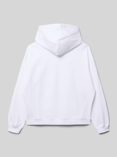 Calvin Klein Jeans Relaxed Fit Hoodie mit Logo-Print Modell 'Signature' Weiss 3