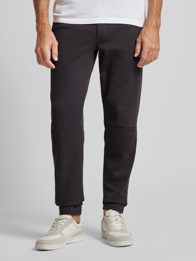 EA7 Emporio Armani Sweatpants mit Label-Print Modell 'NATURAL' Marine 4