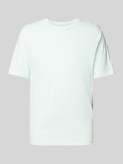 Jack & Jones T-shirt z detalem z logo model ‘ORGANIC’ Jasnoniebieski 2