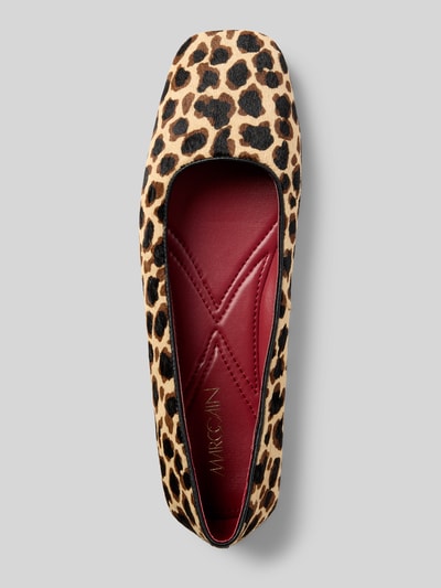 Marc Cain Bags & Shoes Ballerina's met all-over dierenprint Beige - 3