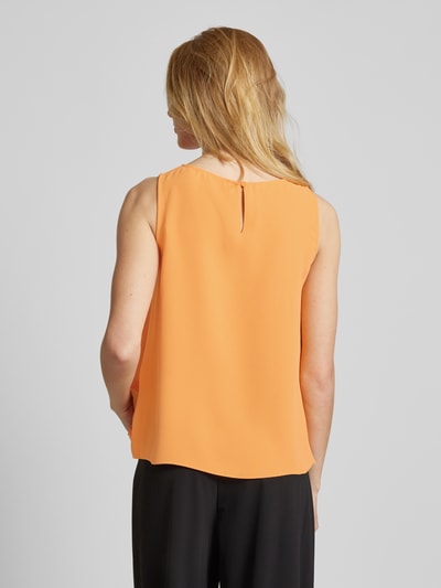 comma Blousetop in effen design Oranje - 5