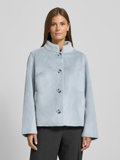 Rich & Royal Jack met opstaande kraag en steekzakken Lichtblauw - 4