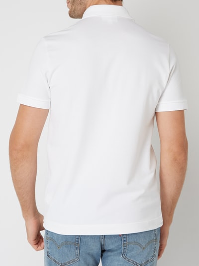 Lacoste Regular Fit Poloshirt mit Logo-Aufnäher Weiss 5