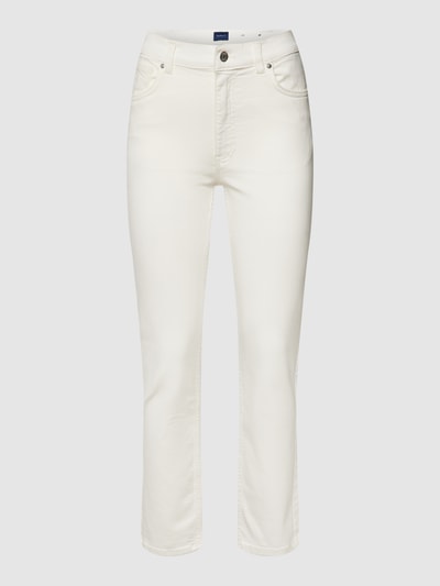 Gant Jeans mit Label-Details Offwhite 2